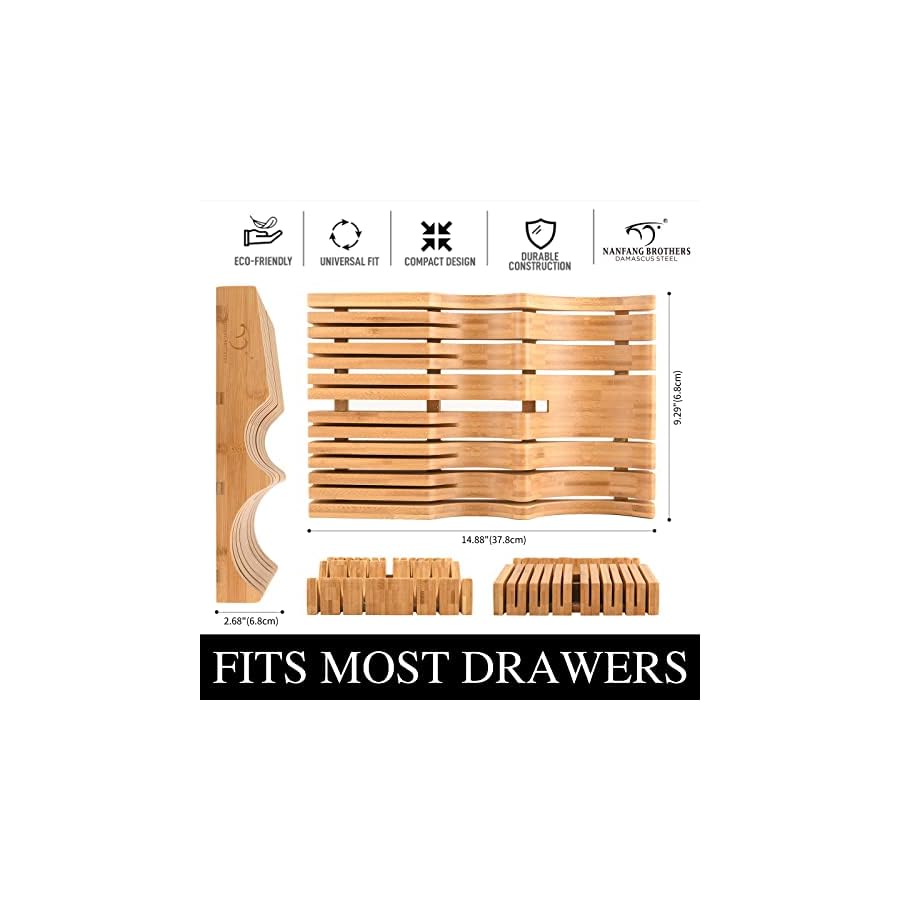 Kitchen-Knife-Set-14-Pieces-Damascus-Knife-Block-Sets-with-Bamboo-Knives-Drawer-Organizer-Perfect-for-Home-and-Chefs-Premium-Knife-Holder-Gift-for-Christmas-and-Housewarming NANFANG BROTHERS Kitchen Knife Set, 14 Pieces Damascus Knife Block Sets with Bamboo Knives Drawer Organizer, Perfect for Home and Chefs, Premium Knife Holder, Gift for Christmas and Housewarming