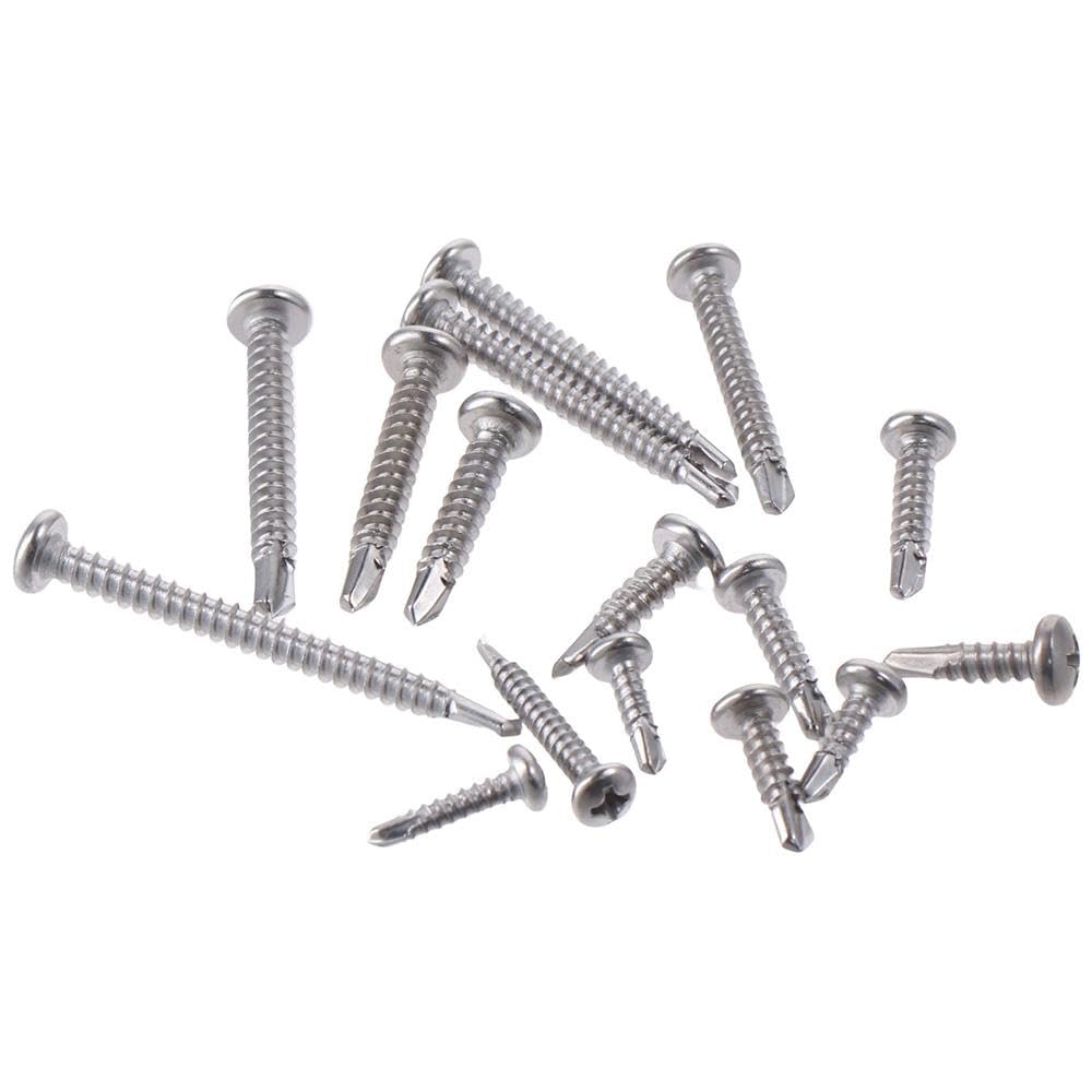 Upluckey Screws Assortment Kit 415Pcs Black Durable #6#8#10 Sheet Metal Screw Modified Truss Head Stainless Steel Self Tapping Screws - Image 3