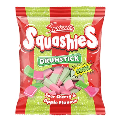 Squashies Drumstick Cherry y Apple - 120g Pack de 6 miniatura 1