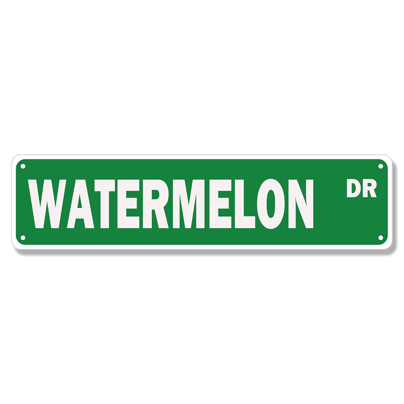 Watermelon Dr Retro Tin Signs Aluminum Metal Sign for Kitchen Home Garden Wall Bar Cafe Decor 4x16 Inch