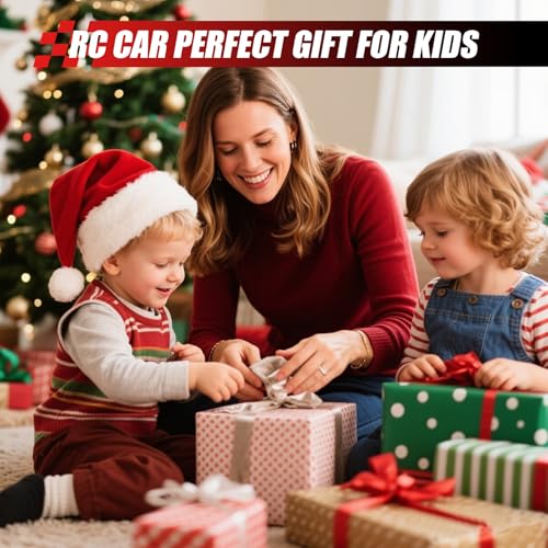 Coche Teledirigido Todoterreno 40 KM/H, 1:18 Coche Radiocontrol 2,4 GHz, 4x4 RC Drift Car Monster Truck con Luz LED y 2 Batería Recargable Control Remoto, Juguete Regalo para Adulto Niños Niñas 2 Coche Teledirigido Todoterreno 40 Km/h, 1:18 Coche Radiocontrol 2,4 Ghz, 4x4 Rc Drift Car Monster Truck Con Luz Led Y 2 Batería Recargable Control Remoto, Juguete Regalo Para Adulto Niños Niñas