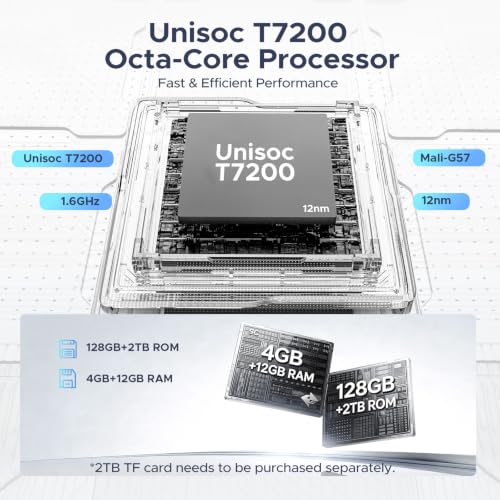 Image of U11 Android 16 Tablets, 11 Inch Tablet with Gemini AI | 16GB+128GB /2TB, 8580mAh, Unisoc T7200, 5G WiFi Android Tablets | Widevine L1 | BT 5.0 | 13MP+6MP | GPS | OTG