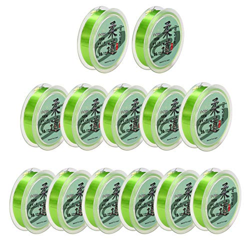 DECDEAL 100 m Linha de Pesca 0.6# -8# Monofilamento Fluorocarbon Nylon Linha De Pesca Cabo De Pesca