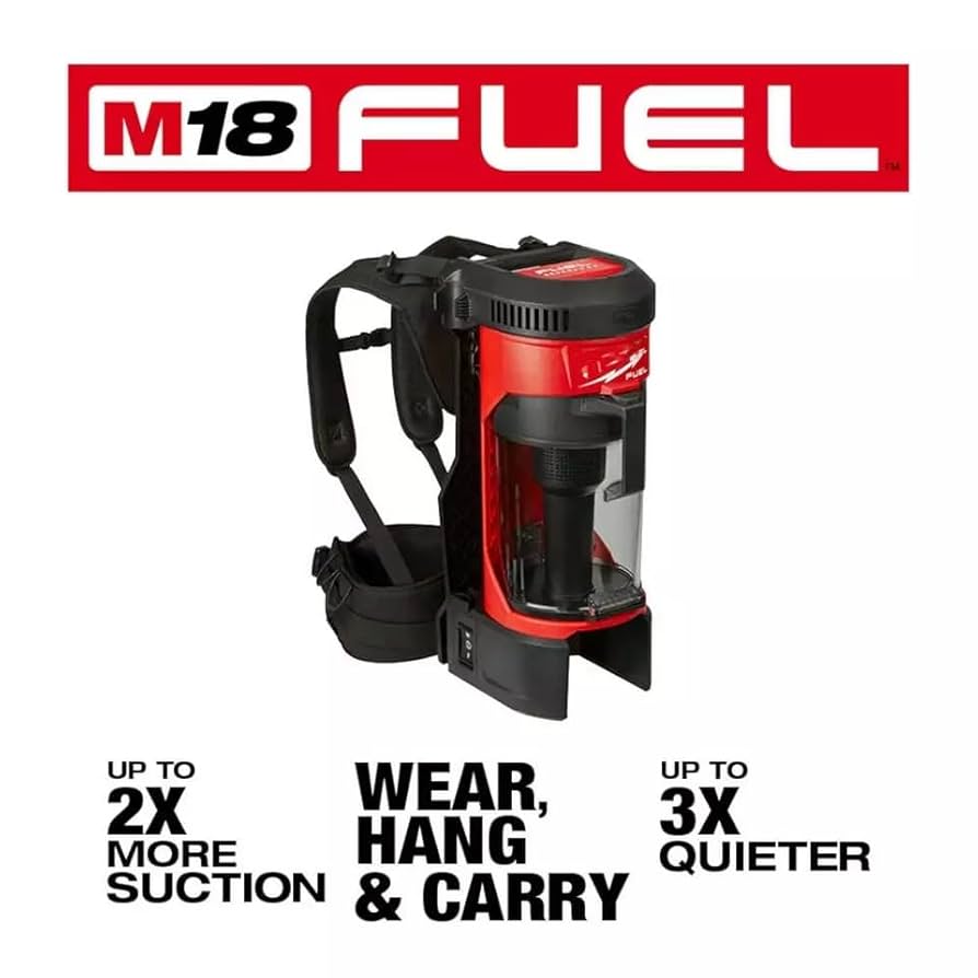 562580925です。 Milwaukee Tool 0885-20 Backpack Vacuum