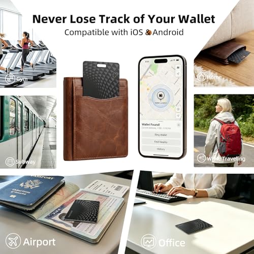 Image of Wallet Tracker Card Pro 2 Pack, Bluetooth Tracking Card (iOS & Android)