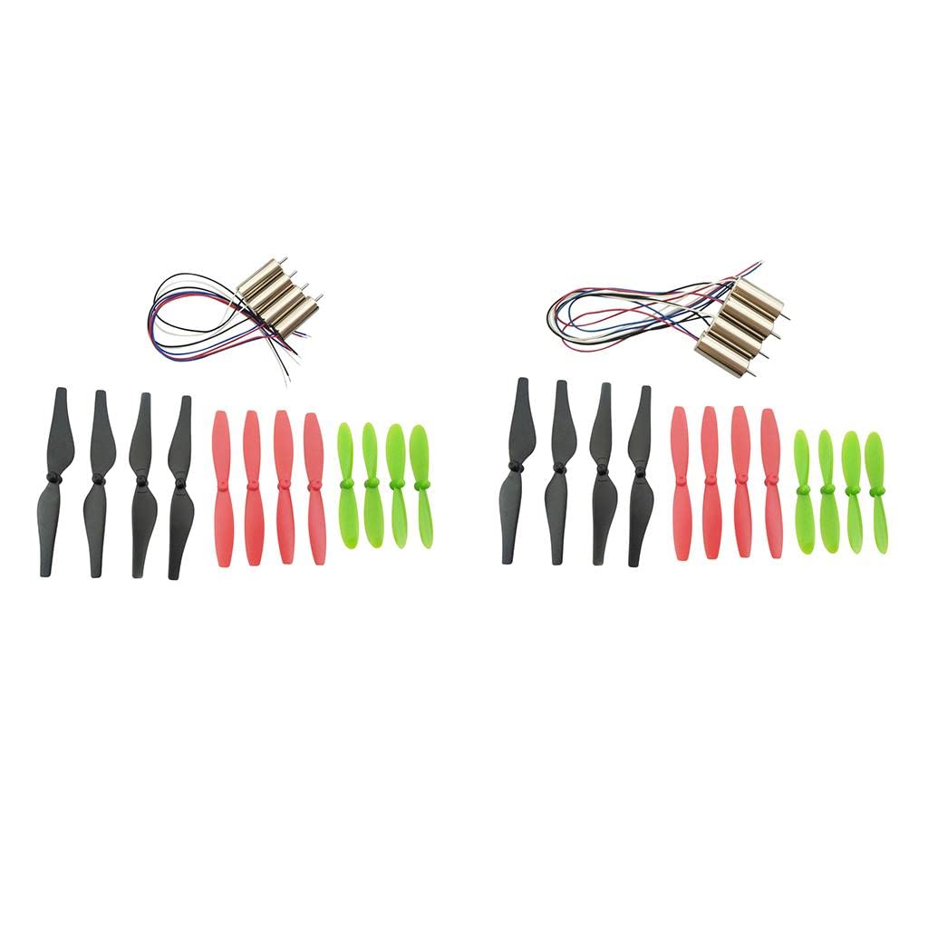 Mini Motor Sin Núcleo con Escobillas de 3,7 V, 8520, 8,5 X 20 Mm, con Hélices.
