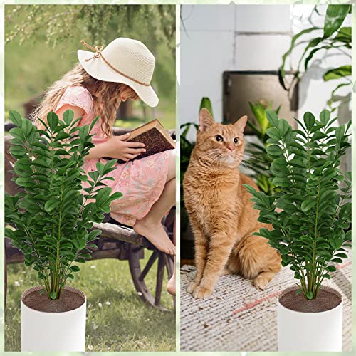 Ohiyoo 4 Pack Plant Pot Grid 20.5'' Plastic Pot Grid With 48 Stakes, Cuttable Planter Flower Pot Soil Cover Indoor Ourdoor, Plant Grid Pot Cover Plant Flower Protector From Cat Baby Safety #TOP6