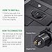 BAODANTECH Quick Charge 3.0 USB Car Charger, 12V/24V 36W Aluminum Waterproof Dual Quick Charge3.0 USB Fast Charger Socket Power Outlet with LED Display for Boat, Motorcycle, Truck, Golf Cart and More