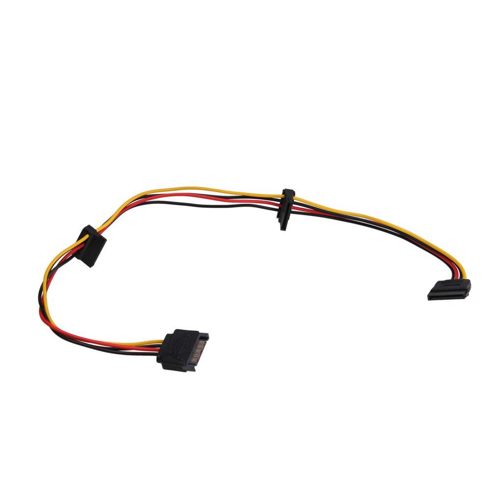 Akyga AK-CA-41 SATA Male to 3x SATA Female Adapter Power Cable 3 x 15 cm