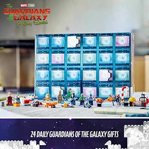 Lego 6378964 Marvel Studios’ Guardians Of The Galaxy 2022 Advent Calendar 76231 Building Toy Set And Minifigures thumb #1