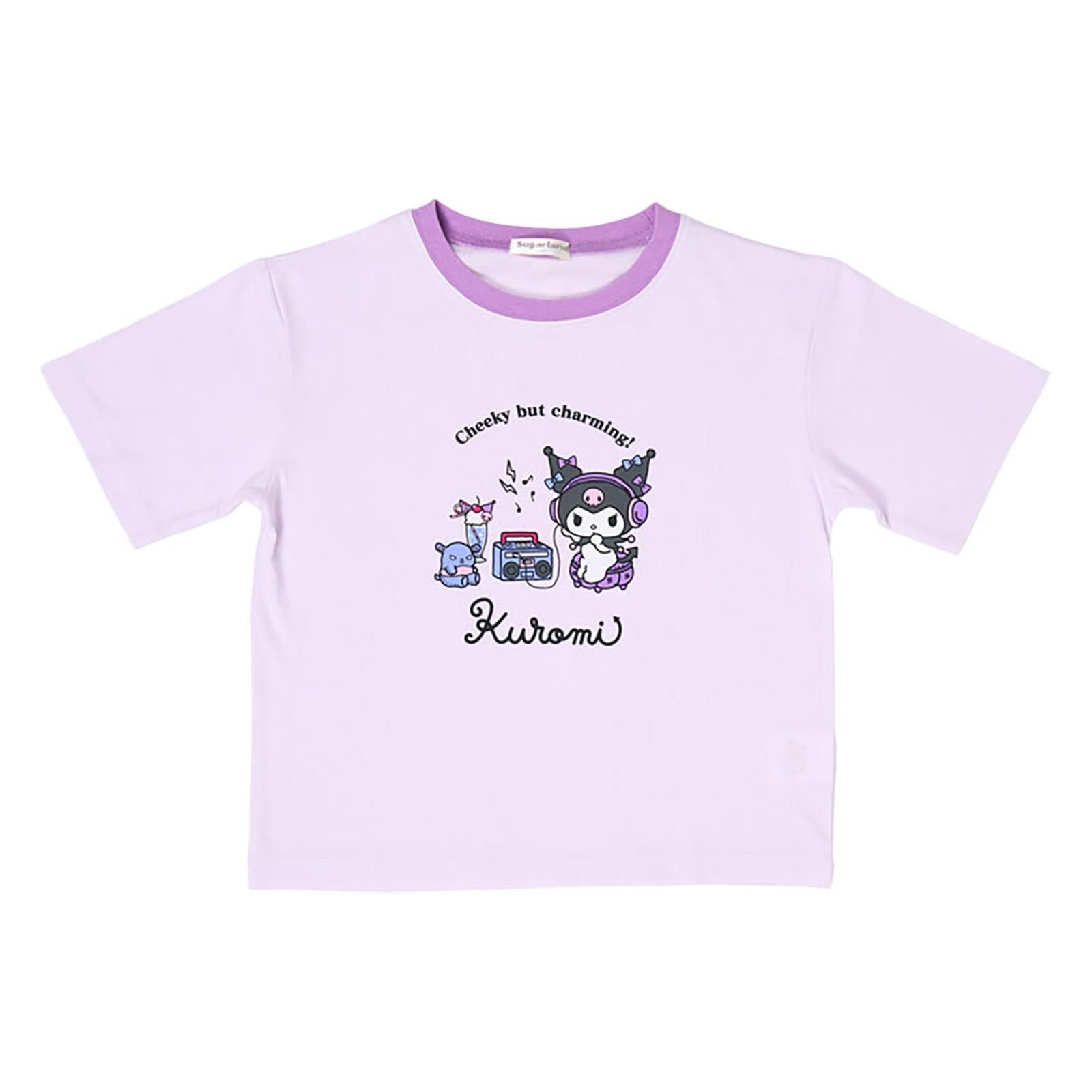 Amazon.co.jp: サンリオ(SANRIO) キッズ半袖Tシャツ クロミ パープル