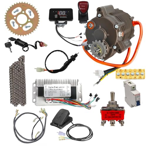 72V 1000W High-Torque Electric Motor Gearbox – 65N·m