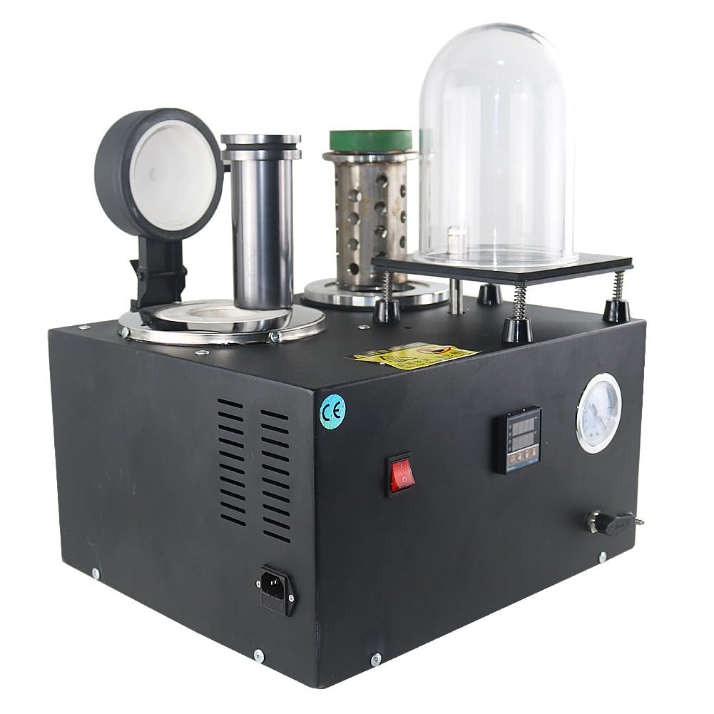 Irfora Machine de coulée de bijoux de 2 kg, affinage à haute température, machine de fusion de moulage sous vide, équipement de moulage multifonctionnel de moulage de plâtre de bijoux