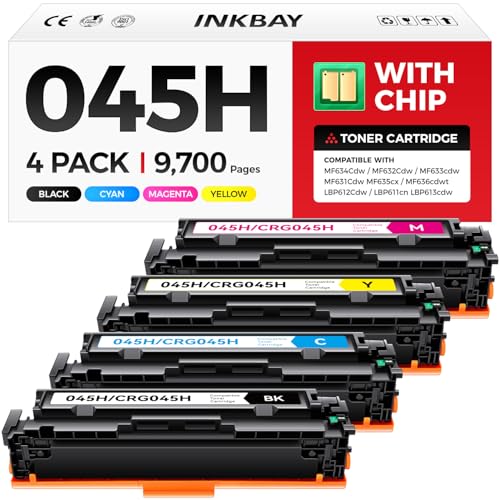 045H Toner Cartridges Chip High Yield Replacement for Canon