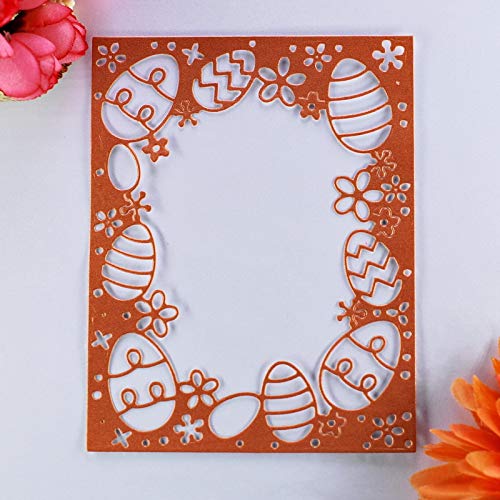 Kwan Crafts - Fustella Metallica A Forma Di Uovo Per Scrapbooking E Biglietti Fai Da Te - 2