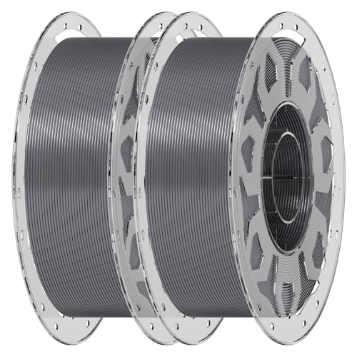 Image of Creality PLA Filament 1.75mm Grey 2kg, 3D Printer Filament Bundle, Enhanced Toughness No Warp, Accuracy ±0.03mm Printing for Most 3D Printers