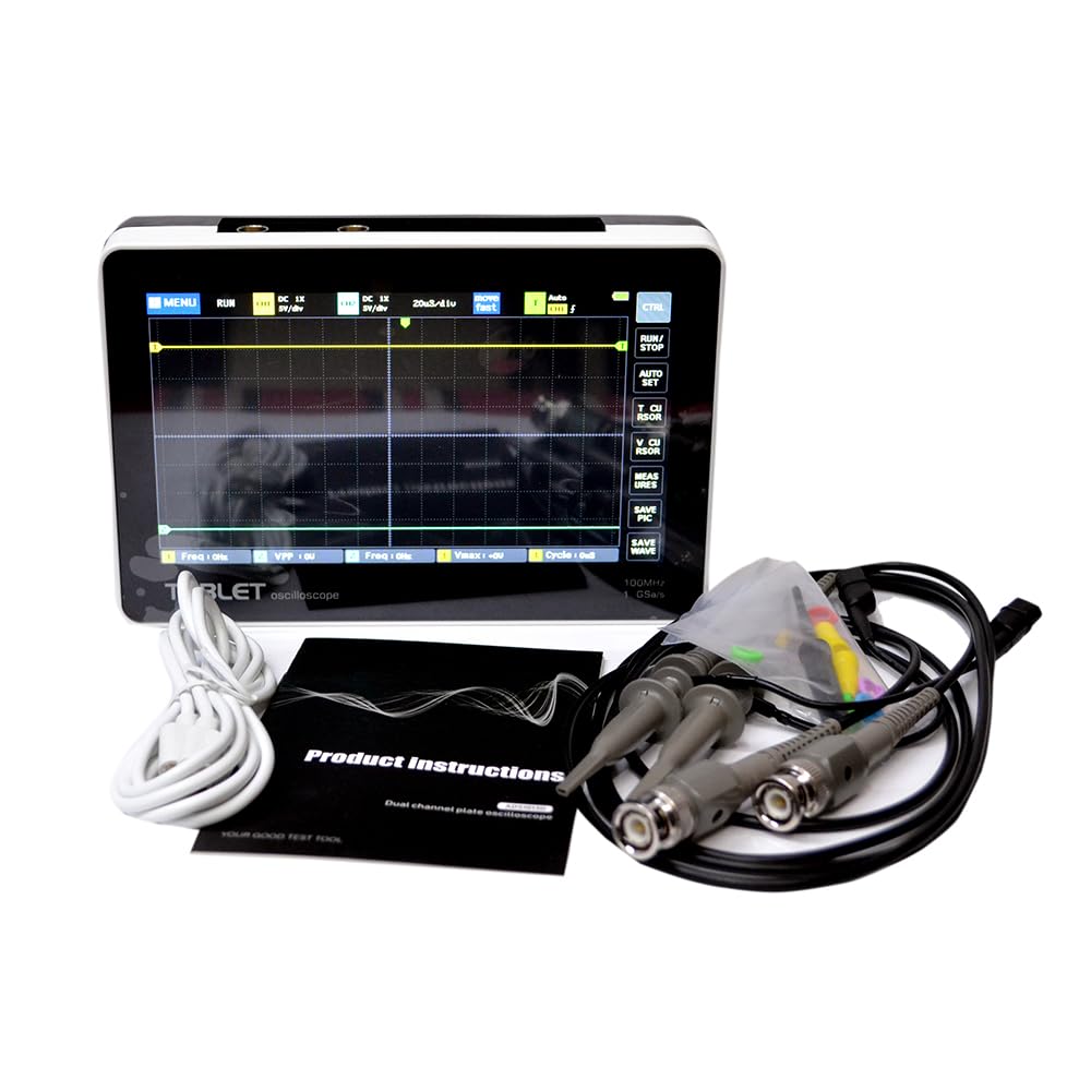 HTC DSO-20100S 100MHz Dual Channel Tablet Oscilloscope with 1GiSa/s sample rate (B0CH88SXCK) Amazon Price History, Amazon Price Tracker