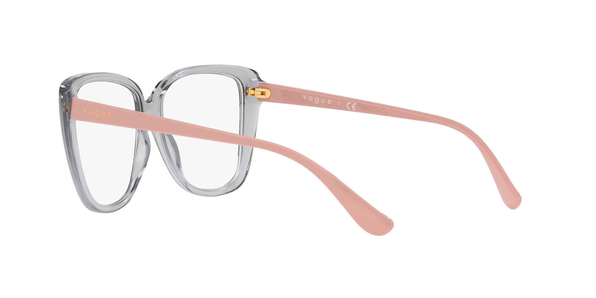 Vogue Eyewear Damskie oprawki do okularów Vo5413 Butterfly Prescription, Przezroczysty szary/obiektyw demo, 51 mm