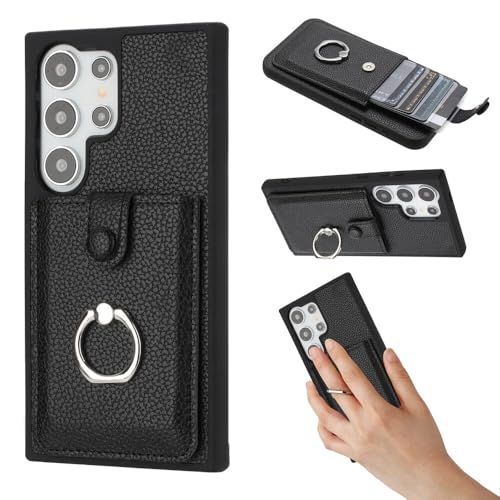 Coque cuir Samsung S25 avec porte-carte pour vos sorties et voyages