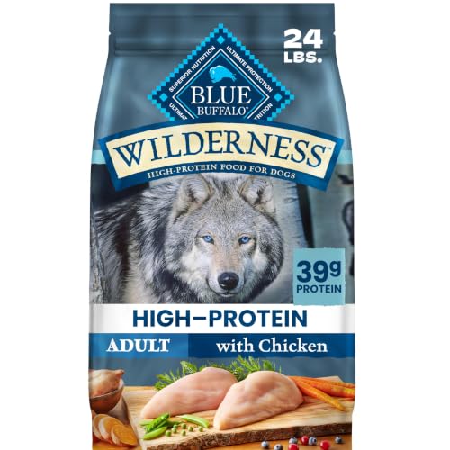 Blue Buffalo Wilderness Chicken Adult Dry Dog Food With Wholesome Grains + Antioxidant-Rich Fruits...