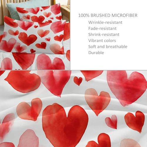Parure de lit 140x200 cm avec housse de couette blanche fermeture éclair - 8