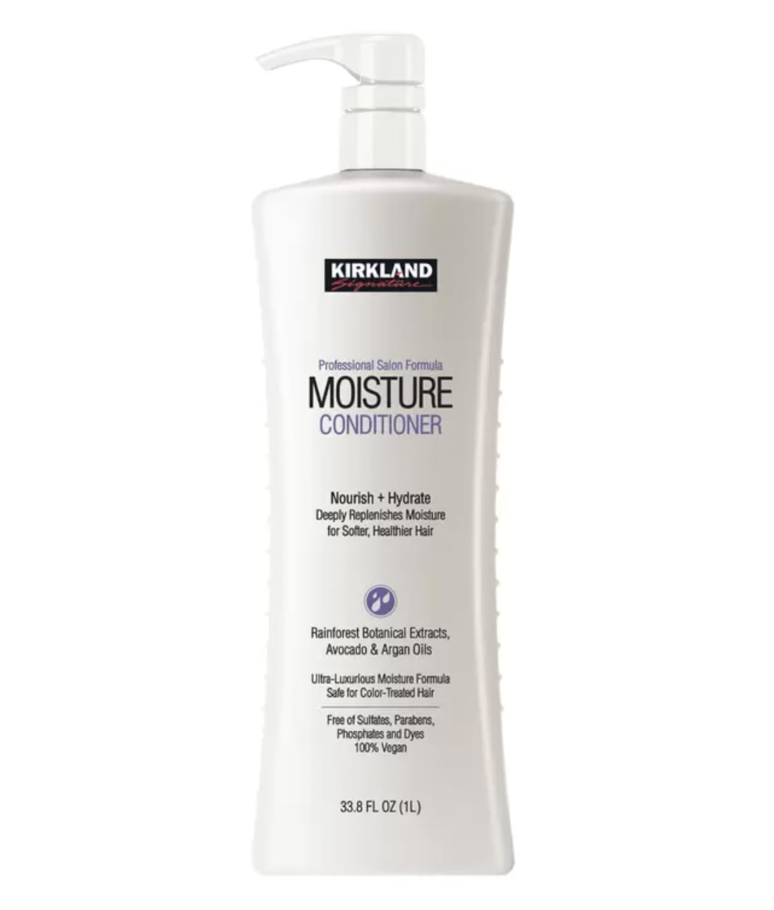 Kirkland Signature Moisture Conditioner, 1L: Luxurious Hydration for Silky, Smooth Hair - Professional-Grade Formula for Nourished and Healthy Locks