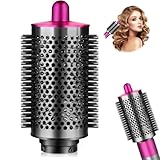 Large Round Volumizing Brush for Dyson Airwrap Attachments, Accessories for Airwrap HS01/HS05,Big Size Hair Styler Blow Dryer Brush (Rose)