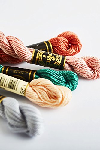 DMC Hilo Pearl Cotton, Color Very Light Antique Mauve, Tamaño 5, 792 pulgadas, 4.54 gramos miniatura 3