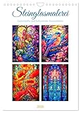 Steinglasmalerei (Wandkalender 2026 DIN A4 hoch), CALVENDO Monatskalender: Steinglasmalerei ist eine Technik der Glasgestaltung, bei der Glasstücke ... und Wandschmuck zu schaffen. (CALVENDO Orte)