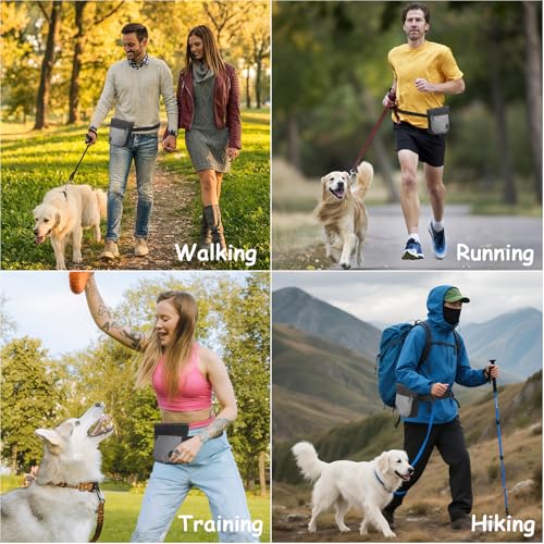 Bolsa de golosinas para perros que soluciona el espacio al pasear con clicker 6