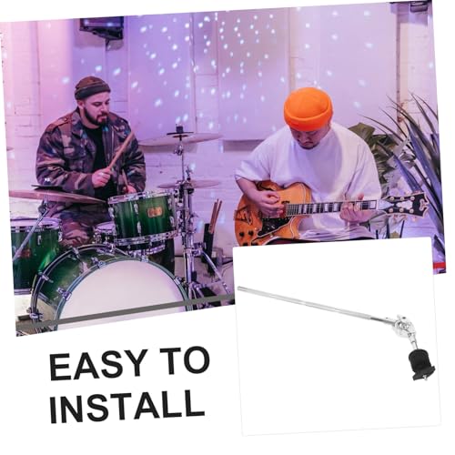 DECHOUS Brazo para Platillo con Soporte Ajustable para Set de Batería Compatible con Redoblante e Instrumentos de Percusión miniatura 5