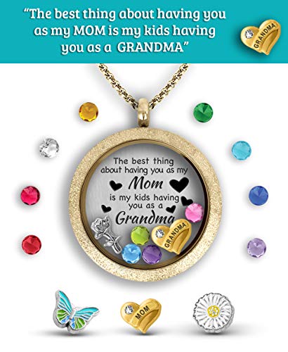Floating Charm Pack For Mom Gifts - Unique For Grandma Gifts, Perfect Gift For Mom Birthstone #TOP1