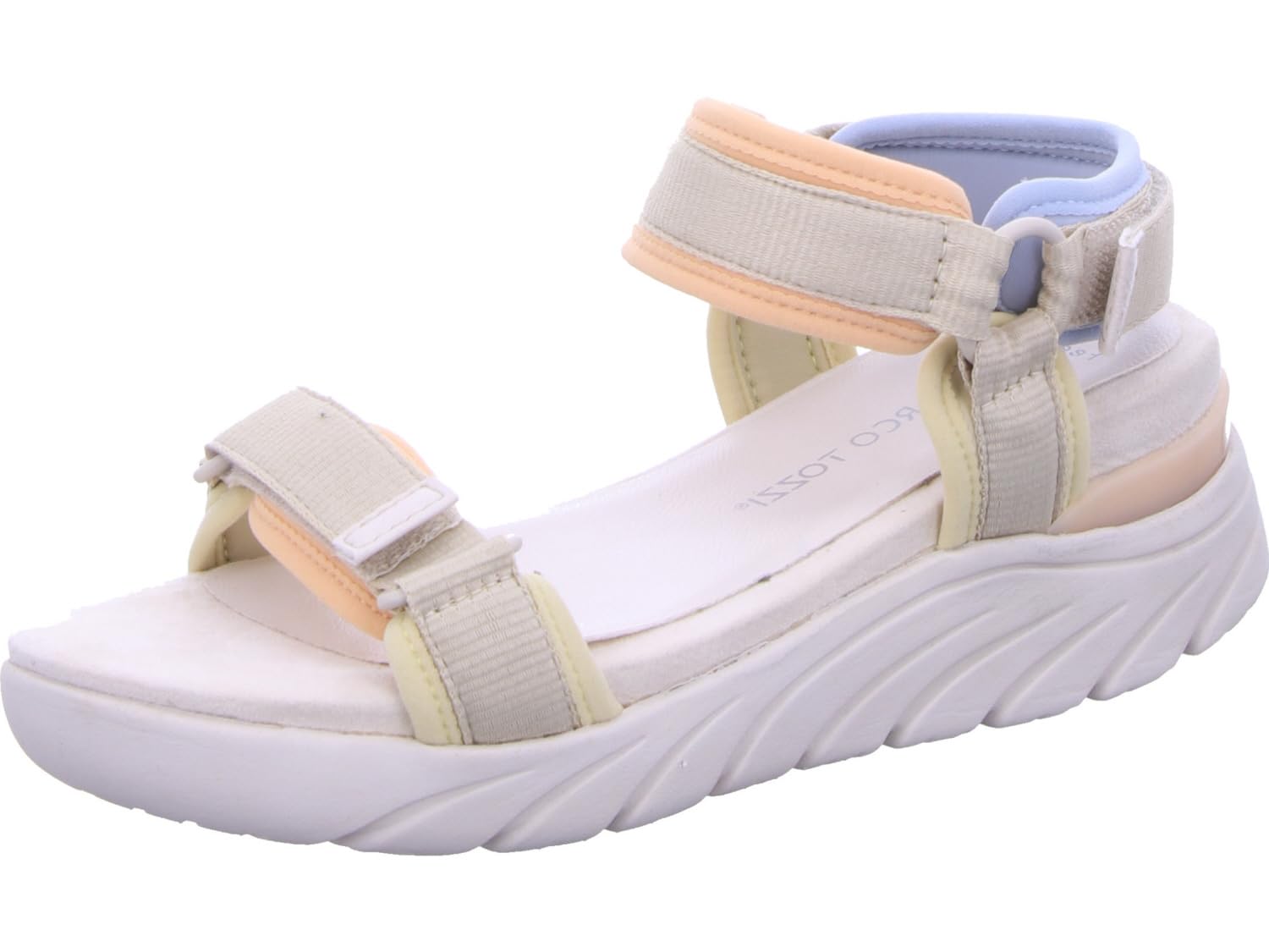 Marco Tozzi Damen 2-2-28542-28 Sandalette, Sandal, CREAM COMB,