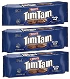 Double Coat Tim Tam (Pack of 3 x 200g EA) Imported From Australia... Chocolate Cookie Biscuits, Full Size