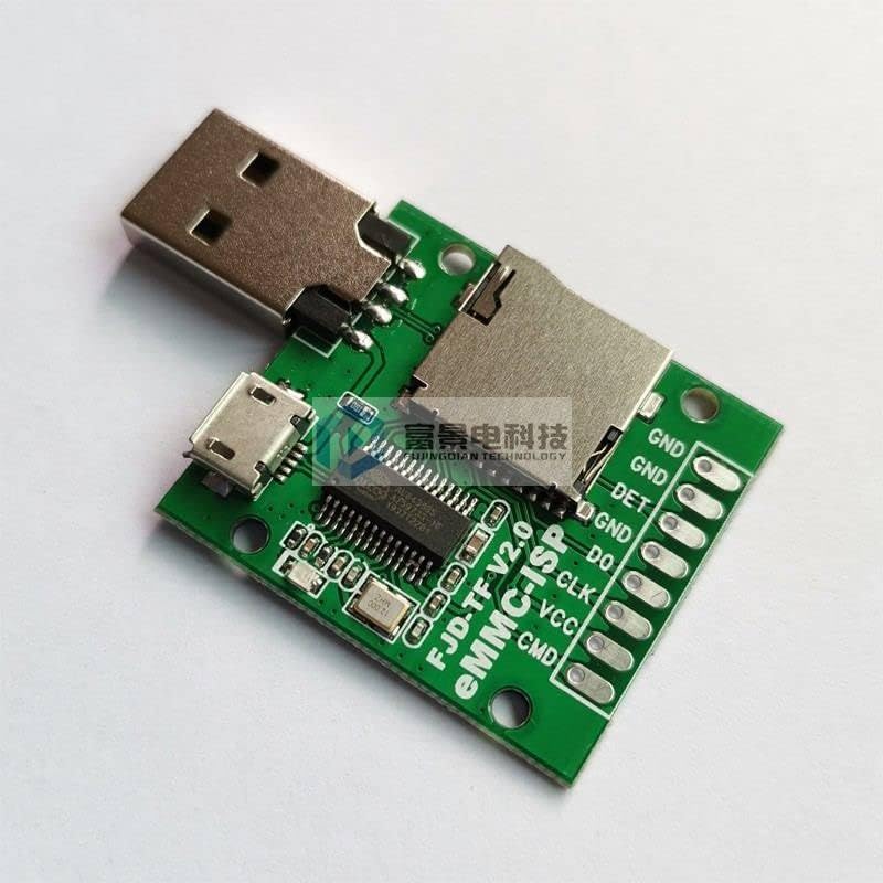 EMMC-ISP Flying Line Unlock Artifact Mobile Phone Brush AU6438BS Card Reader Free Disassembly of Word Library Second Solution