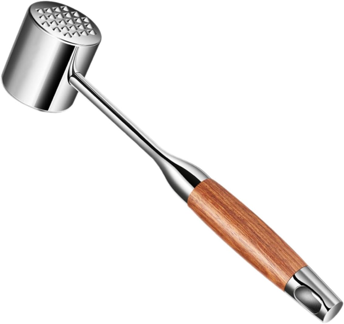 LABRIMP 1pc Stainless Steel Meat Tenderizer Meat Mallet for Home Kitchen Mallet Tool and Easy to Carry
