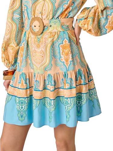 Image of Adrianna Papell Women's Strapless Organza Mini Dress - Short Drop Waist Dress with Dainty Florals & Pleated Flounce Skirt