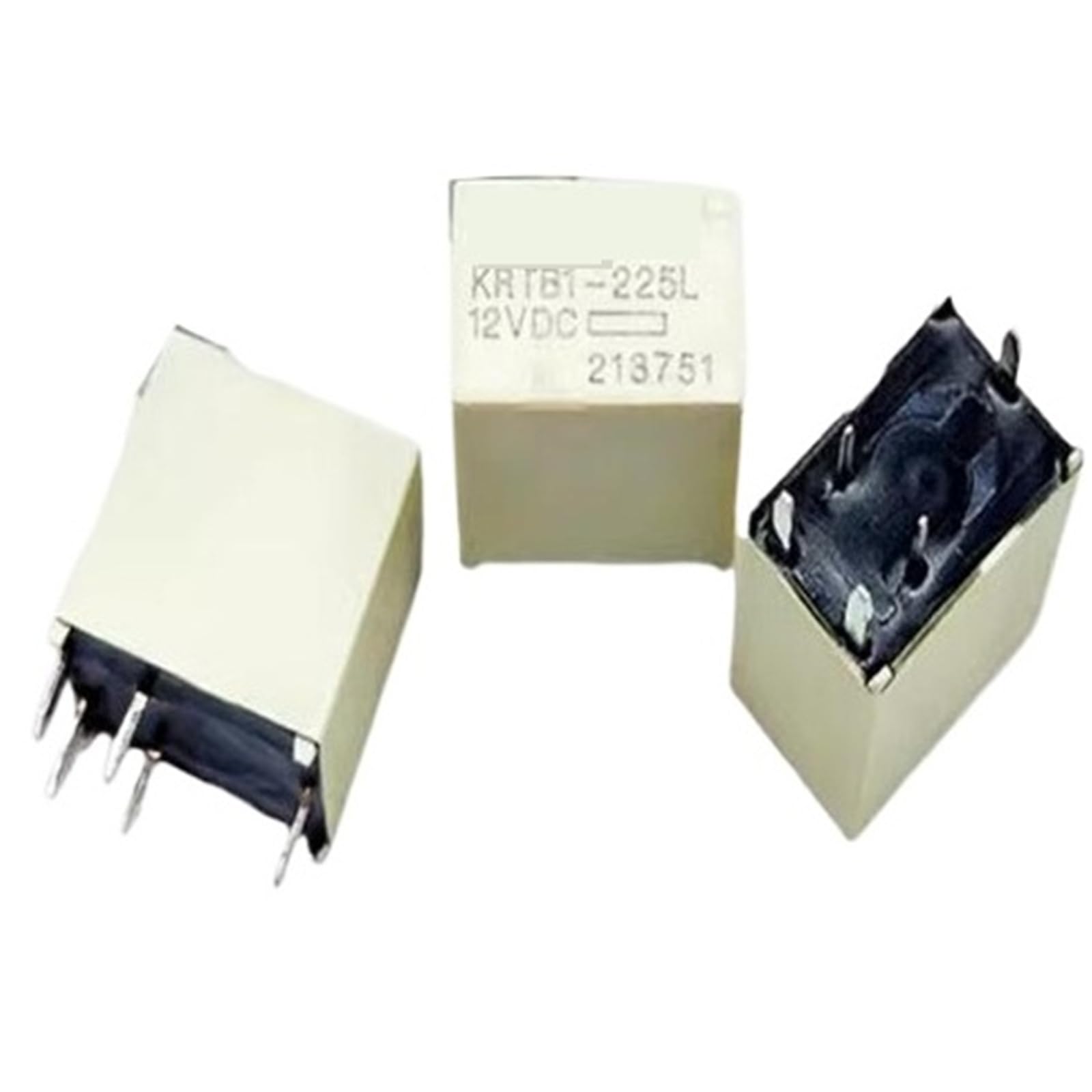 Relais 12V KRTB1225L micro relais DCV12 5 pins KRTB1-225L pour réparation électronique