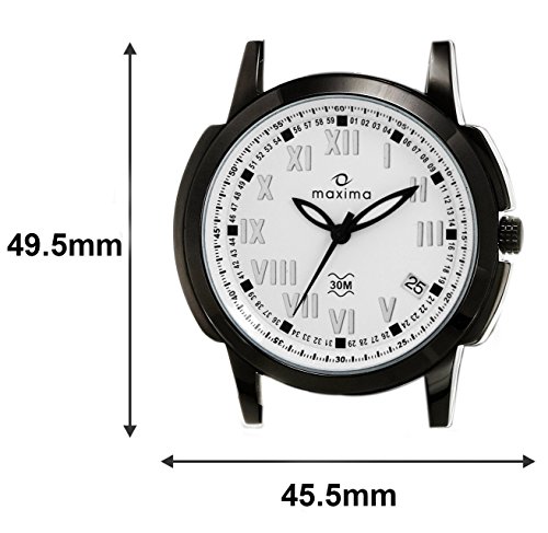 Image of Maxima Attivo Analog White Dial Men's Watch - 22573LMGB