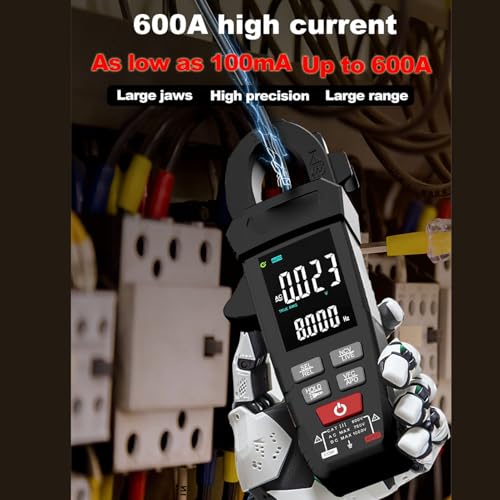 Pince multimètre numérique automatique 6000 points haute précision