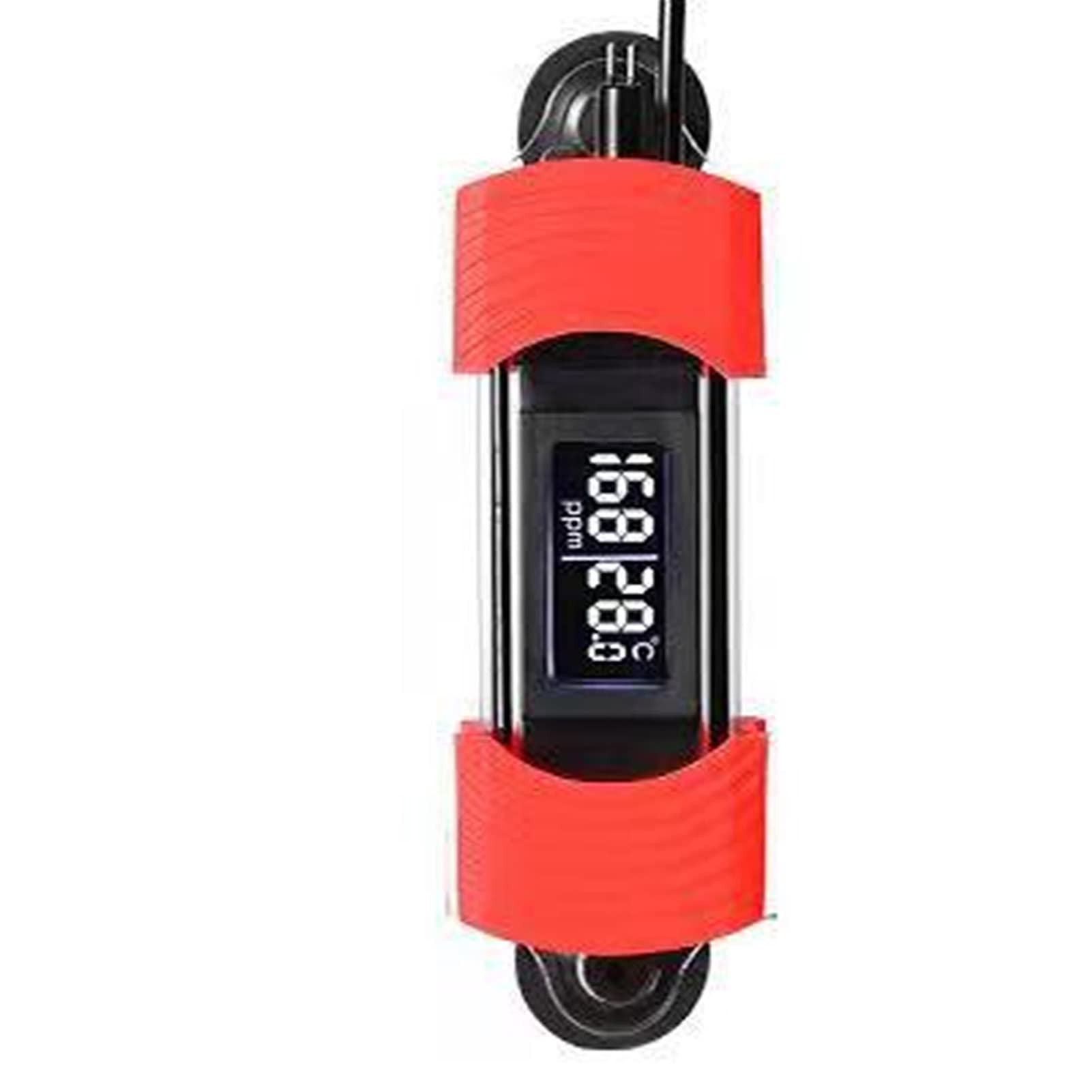 Termometro per Acquario Display Digitale HD Alimentato Tramite USB Tipo di Calibrazione Impermeabile Termometro per Acquario per Acqua di Mare (con il test della
