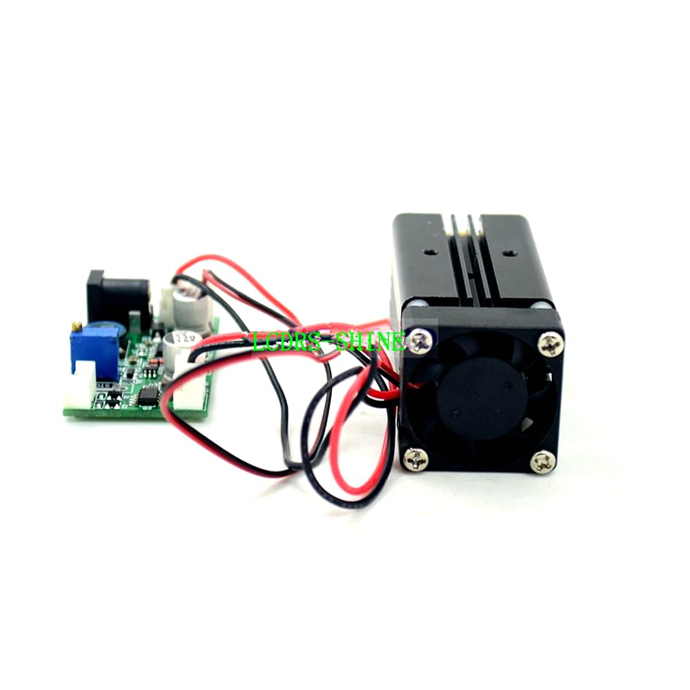 Enfoque 50mw 650nm Módulo de Punto Láser de Diodos / 12v ttl/enfriamiento del ventilador/trabajo prolongado