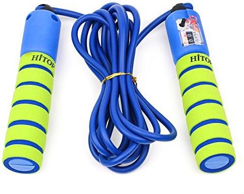 Hitop Adjustable Jump Rope with Counter and Comfortable Handles