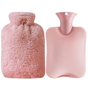 Hot Water Bottle with Cover, 2.0L Hot Water Bag for Menstrual Cramps，Shoulder Pain and Hand Feet Warmer，Neck, Hot Compress and Cold Therapy