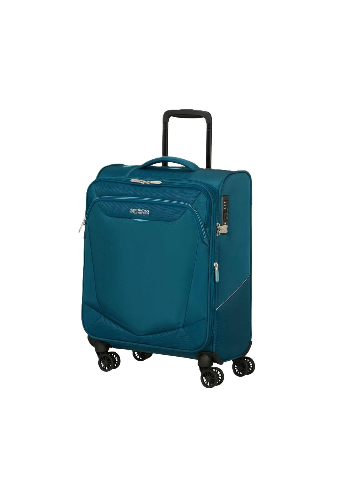 American Tourister carrello Summerride Spinner 55/20 EXP TSA Trolley Totally Teal petrolio
