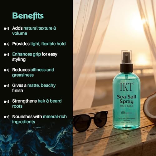 IKT Natural Sea Salt Spray para cabello 100ml miniatura 6