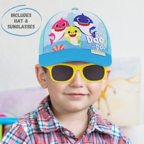 ABG Boys Toddler Hat for Ages 2-4 - Paw Patrol, Thomas, Baby Shark, Mickey Mouse or Batman Kids Baseball Cap and Sunglasses2