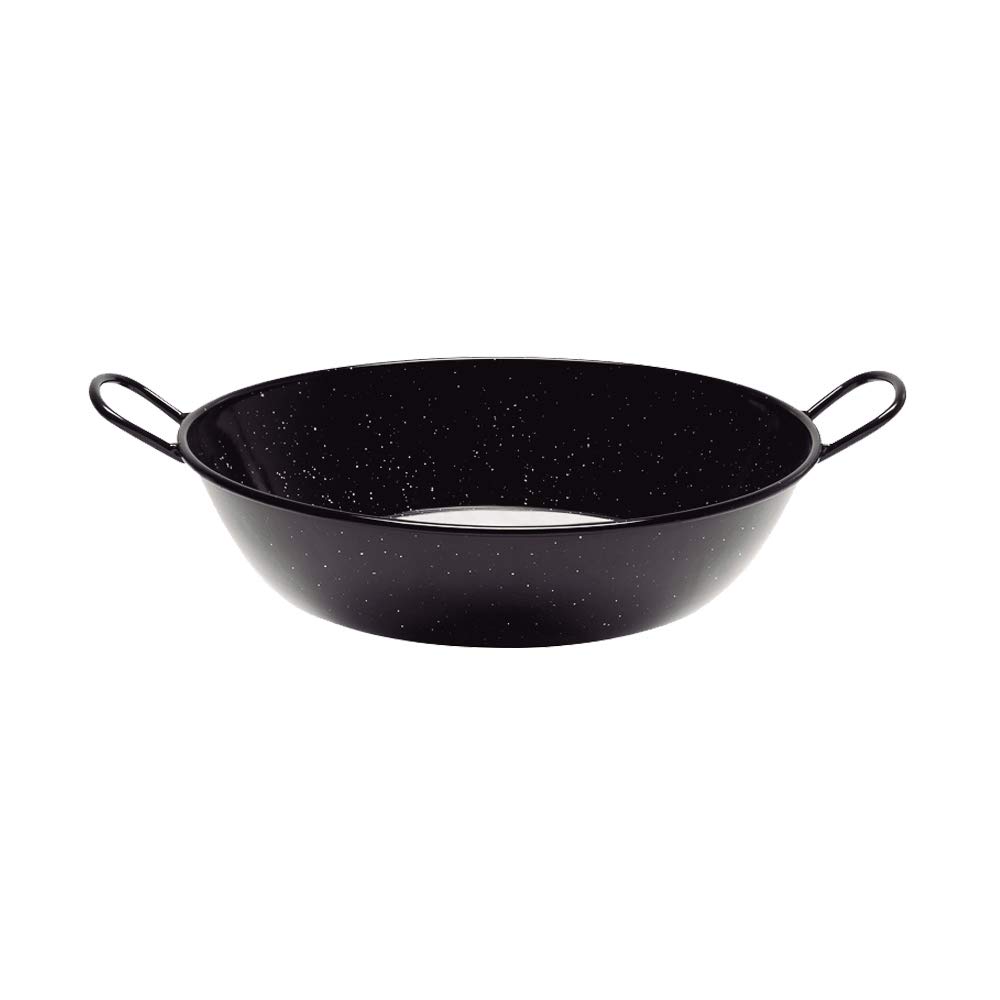 Paellera honda acero esmaltada 36 cm Ayora San Ignacio