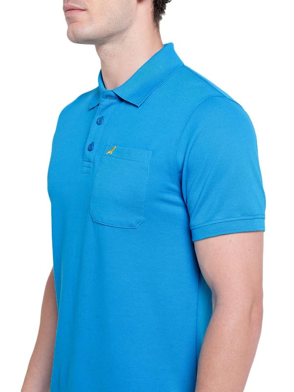 Image of AMERICAN CREW Polo Collar T-Shirt for Men with Pocket