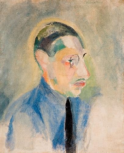 Toile peinture Igor Stravinsky Robert Delaunay - Décoration murale bureau grand format 60x90
